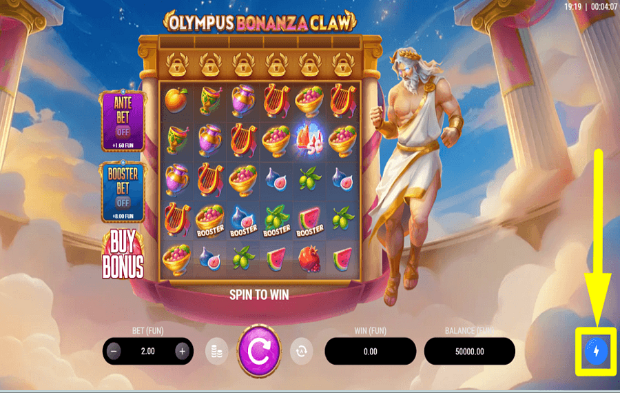 Olympus Bonanza Claw ACELERA EL JUEGO.