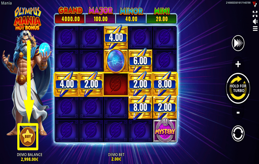 Olympus Mania Hot Bonus COLLECT BONUSES.