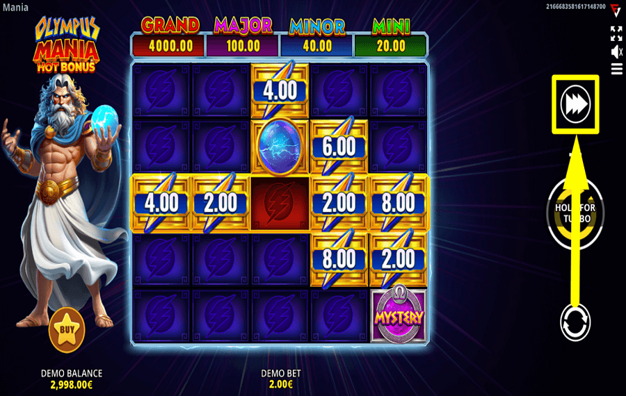 Olympus Mania Hot Bonus CHANGE YOUR PACE.