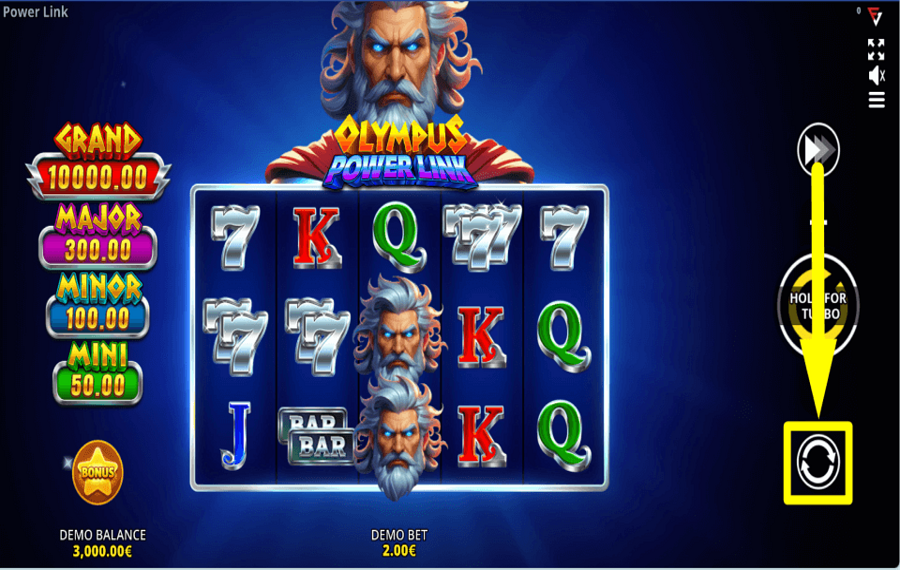 Olympus Power Link Running Wins START AUTOPLAY.