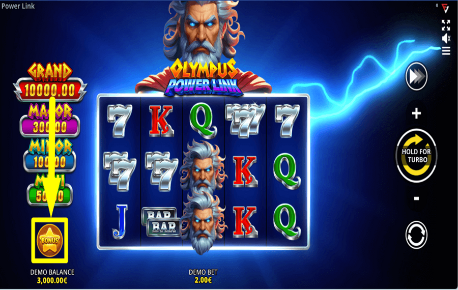 Olympus Power Link Running Wins SHOP FOR BONUSES.