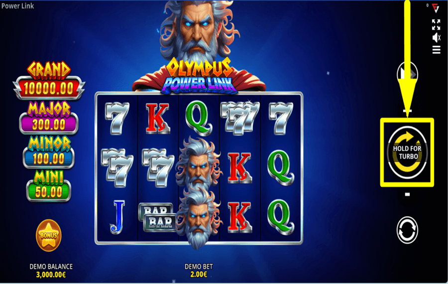 Olympus Power Link Running Wins SPIN FOR REWARDS.