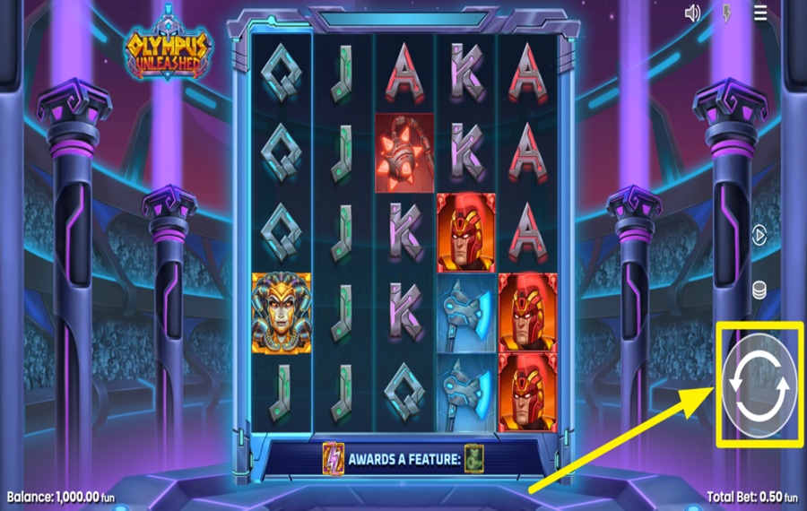 Olympus Unleashed SPIN FOR SUCCESS!