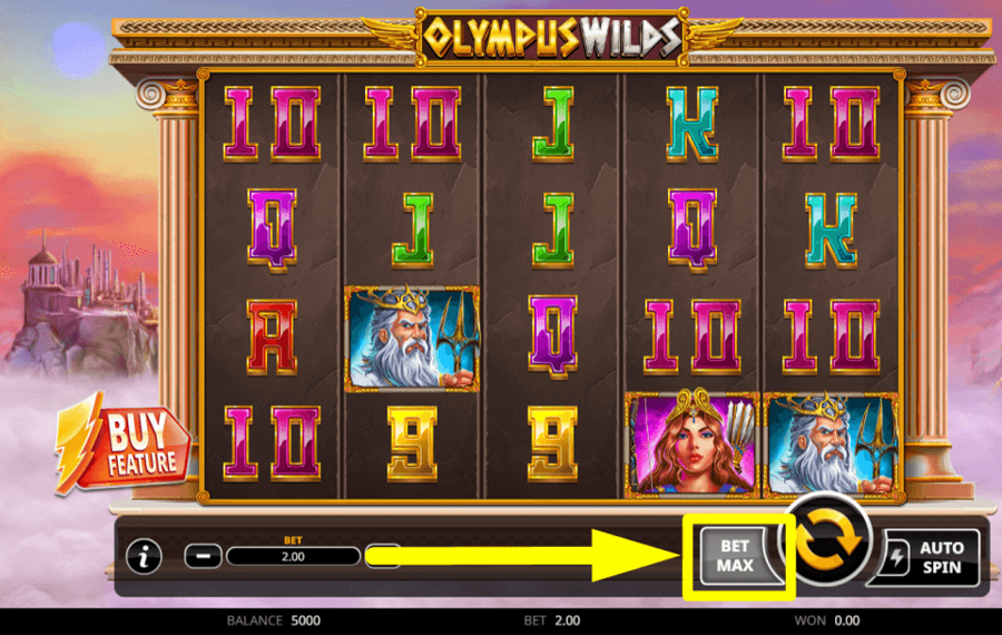 Olympus Wilds PLEDGE THE MAXIMUM AMOUNT.