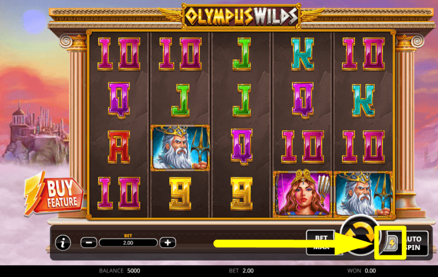 Olympus Wilds ENJOY FAST SPINS.