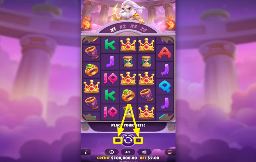 Olympus Wins Super Scatter TWEAK THE BET AMOUNT.