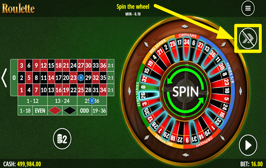 On Demand Roulette ATTIVA LA MODALITÀ TURBO.