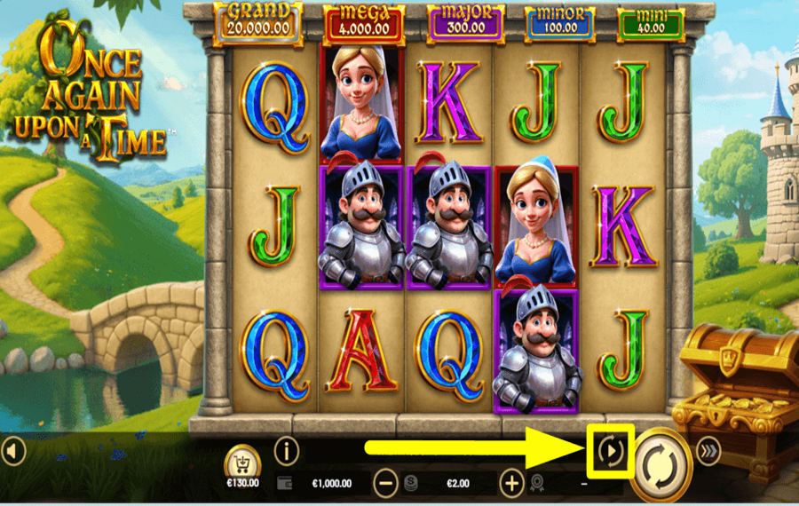 Once Again Upon a Time Hold and Win START AUTOPLAY.