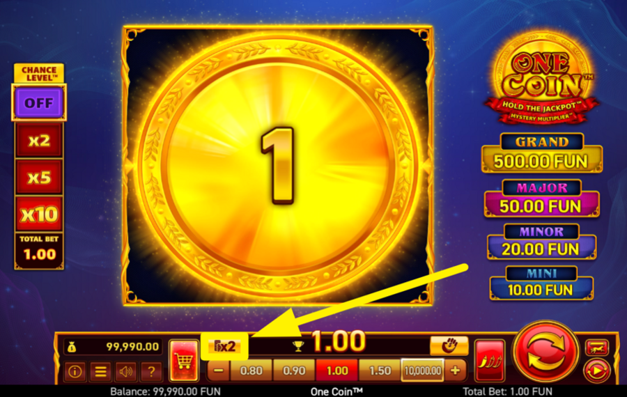 One Coin ИСПЫТАЙТЕ СВОЮ УДАЧУ!