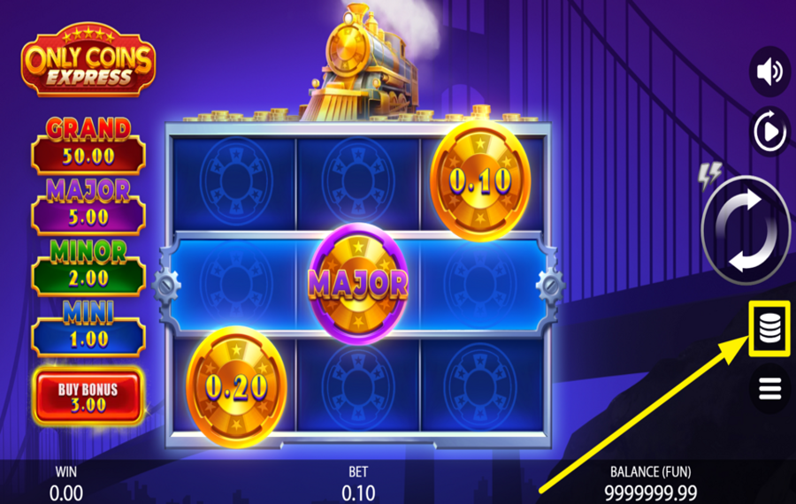 Only Coins Express DETERMINA TU APUESTA.