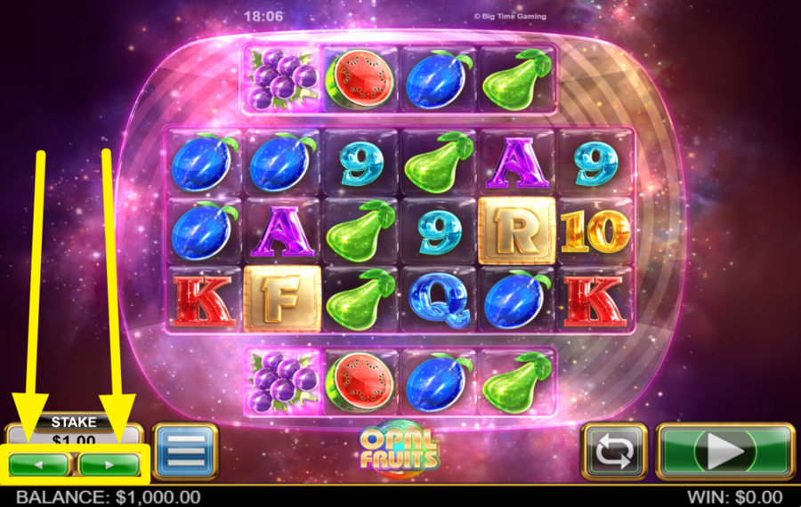 Opal Fruits WÄHLEN SIE IHREN EINSATZBETRAG.