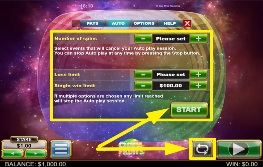 Opal Fruits VERWENDEN SIE AUTOMATISIERTE SPINS.