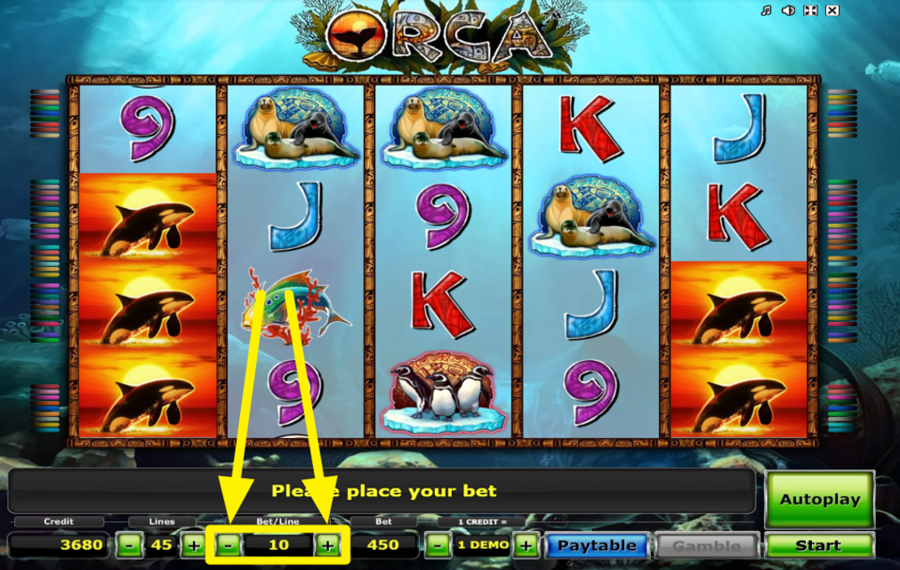 Orca ÄNDERN SIE IHREN EINSATZ PRO LINIE.