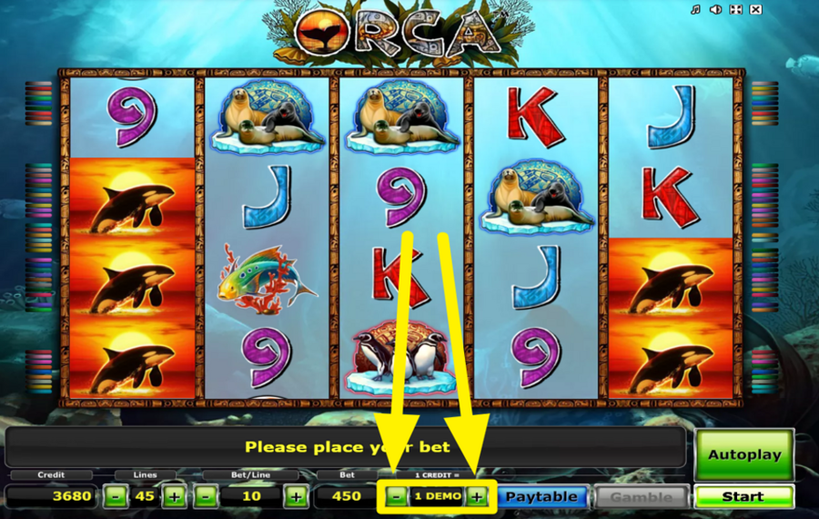 Orca FESTLEGEN SIE DEN KREDITPREIS.