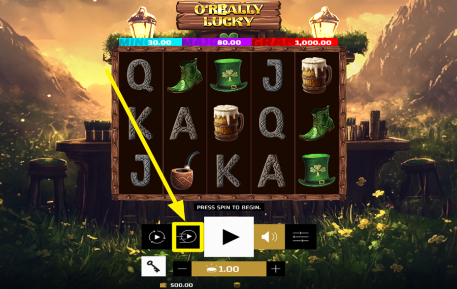 OReally Lucky ACCELERATE THE SPINS.