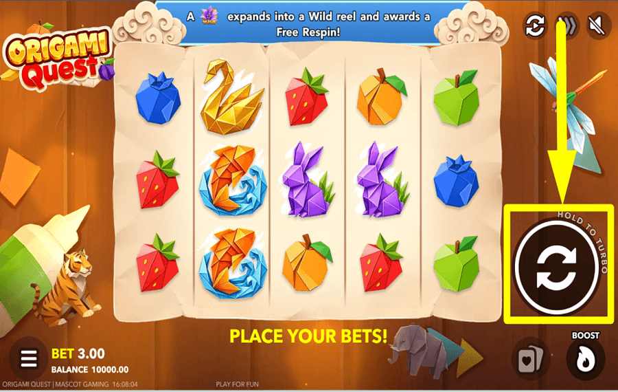 Origami Quest AIM FOR THE PRIZE.