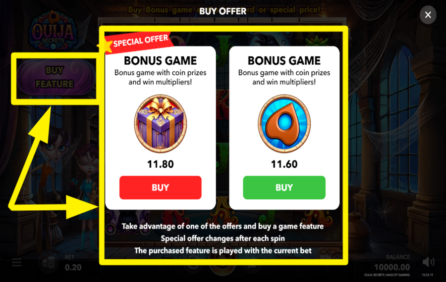 Ouija Secrets ПОЛУЧИТЕ БОНУСНУЮ ИГРУ!