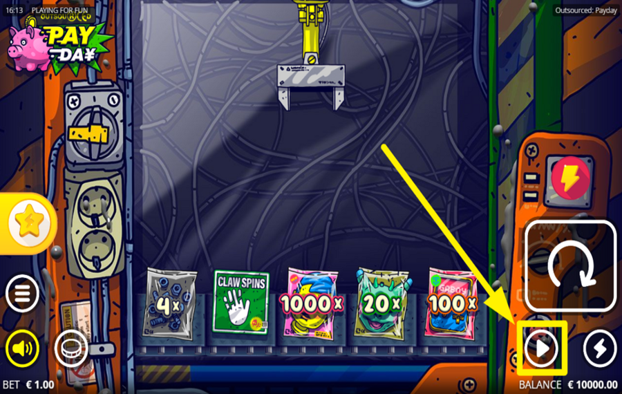 Outsourced Payday UTILICE LA FUNCIÓN DE REPRODUCCIÓN AUTOMÁTICA.