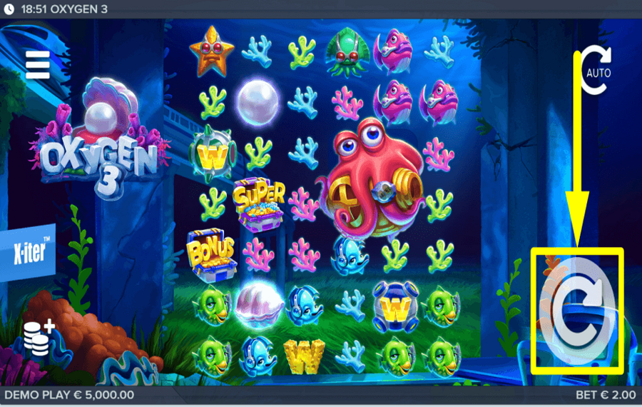 Oxygen 3 НАЧНИТЕ ИГРАТЬ В АЗАРТНЫЕ ИГРЫ.