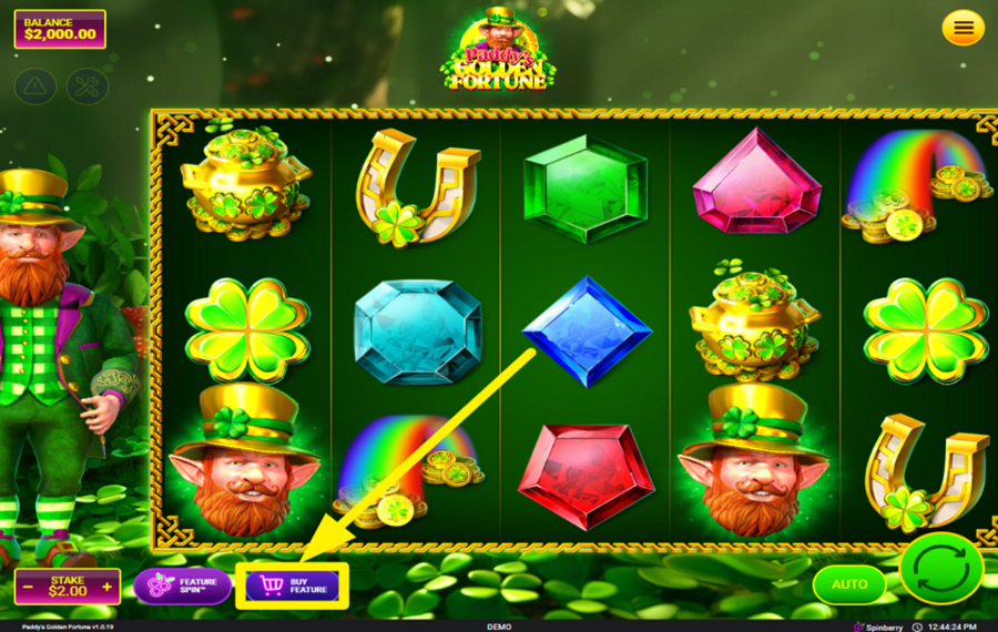 Paddys Golden Fortune AJOUTEZ DU PLAISIR !