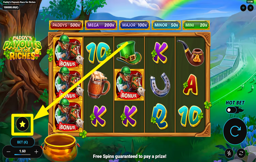 Paddys Payouts Race for Riches MEHR SPASS!