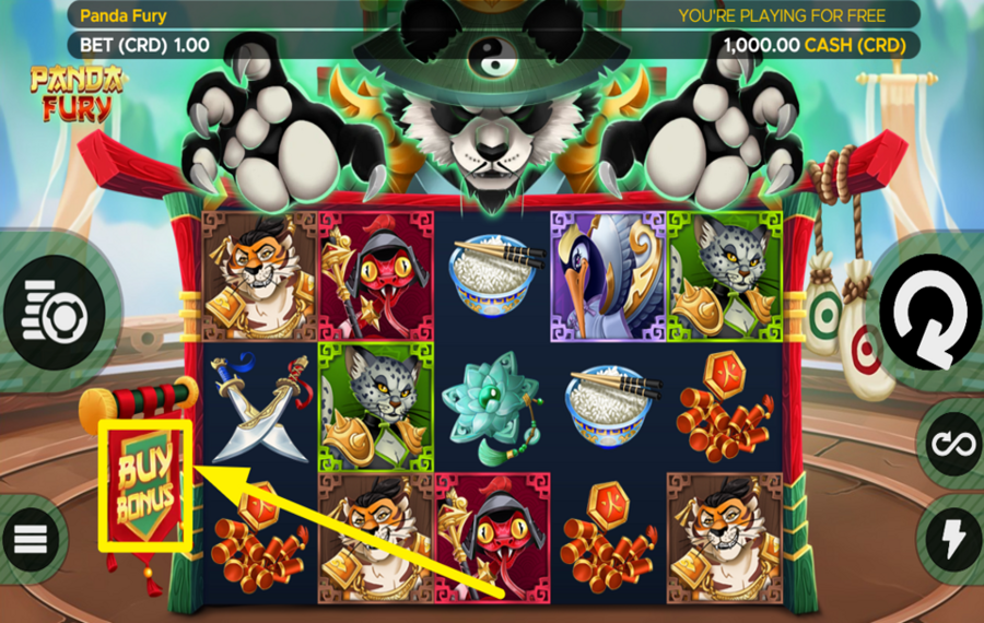 Panda Fury GRAB A BONUS!