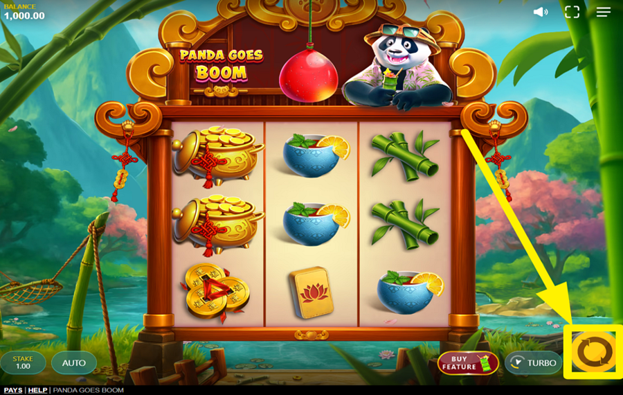 Panda Goes Boom GIRA LOS CARRETES.