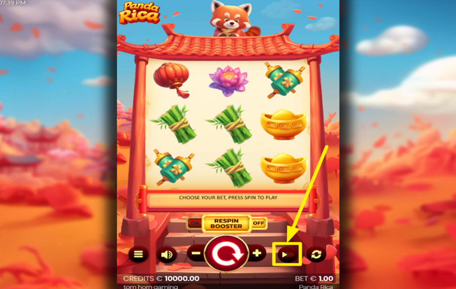 Panda Rica CAMBIAR LA VELOCIDAD.