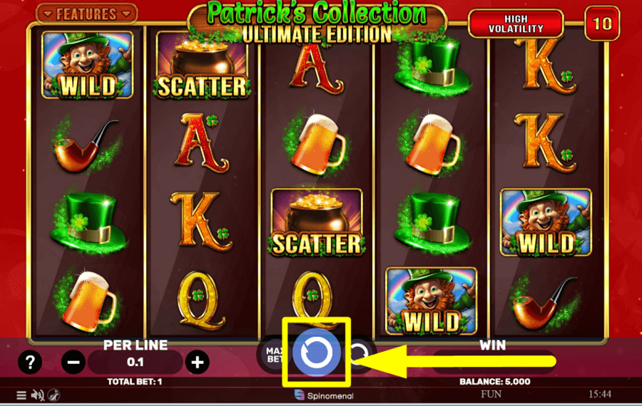 Patricks Collection Ultimate Edition COMMENCER LE JEU.