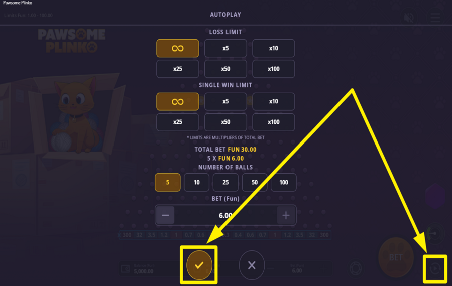 Pawsome Plinko UTILIZZARE AUTODROP.