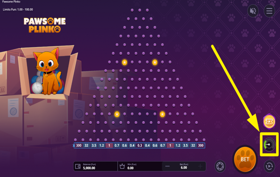 Pawsome Plinko ACCELERA IL GIOCO.