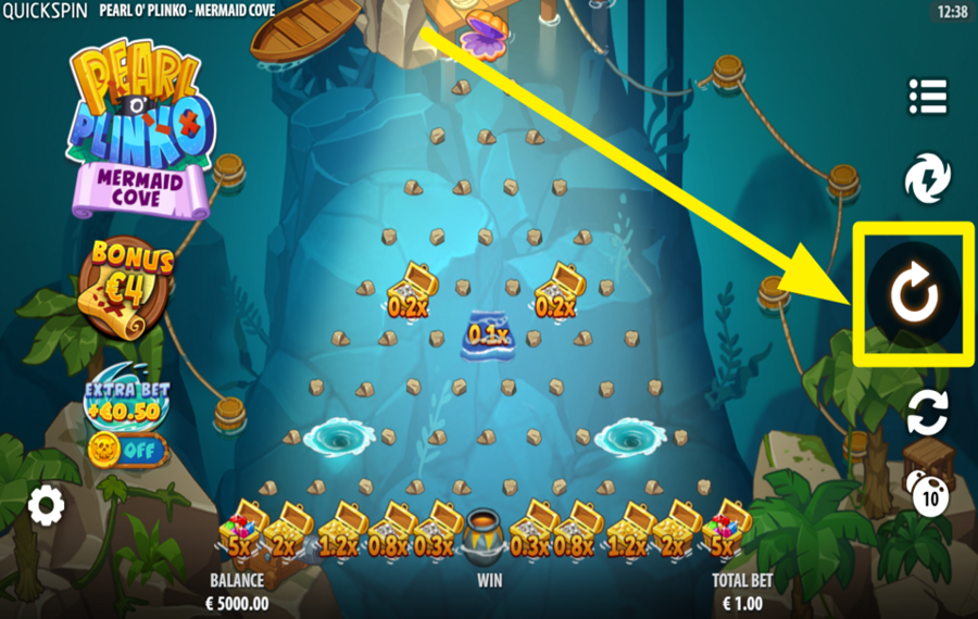 Pearl o Plinko Mermaid Cove LIBERATE LE PALLE!