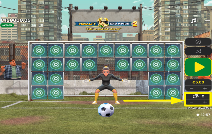 Penalty Champion 2 ADJUST THE NUMBER OF SAVES.