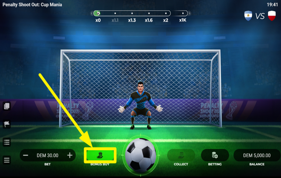 Penalty Shoot Out Cup Mania BUY THE BONUS.