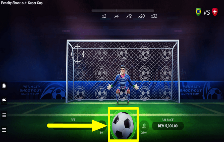 Penalty Shoot Out Super Cup TAKE YOUR SHOT.