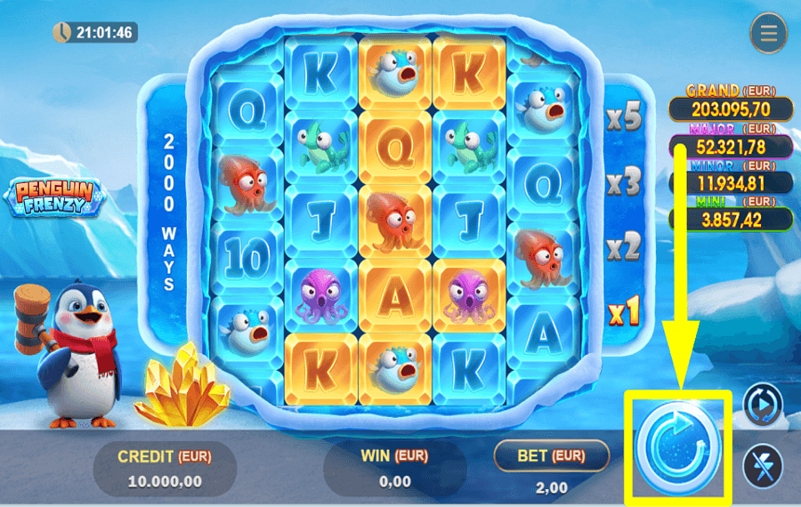 Penguin Frenzy СТРЕМИТЕСЬ К ПРИЗУ.