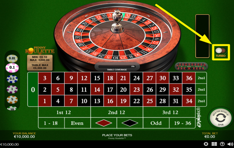 Penny Roulette DÉCHAÎNEZ LA PUISSANCE DU TURBO.