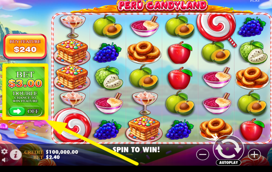 Peru Candyland ACTIVAR LA APUESTA ANTE.