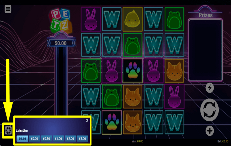 Petz DETERMINARE LA POSTAZIONE.