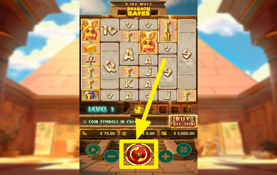 Pharaoh Gates COMMENCEZ VOTRE JEU!