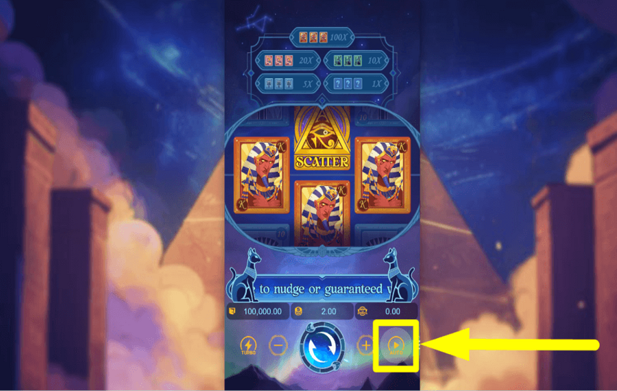 Pharaoh Royals AUTOMATISCH FORTFAHREN.