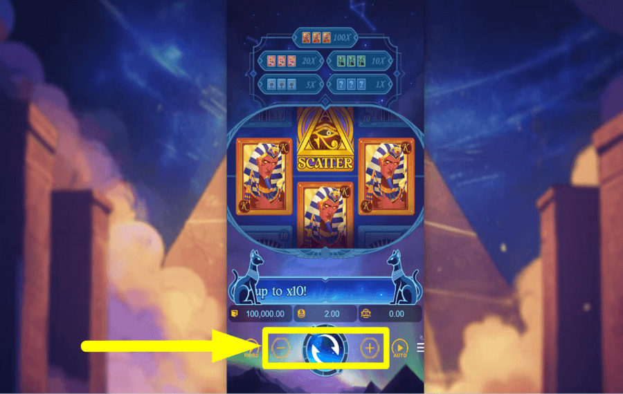 Pharaoh Royals Platzieren Sie Ihre Wette.