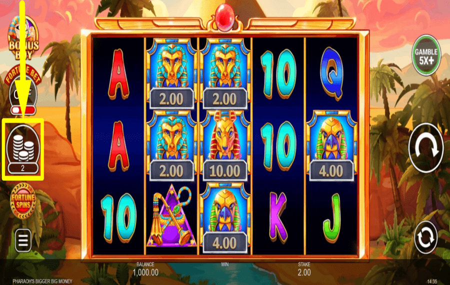 Pharaohs Bigger Big Money FAITES VOTRE PARI.