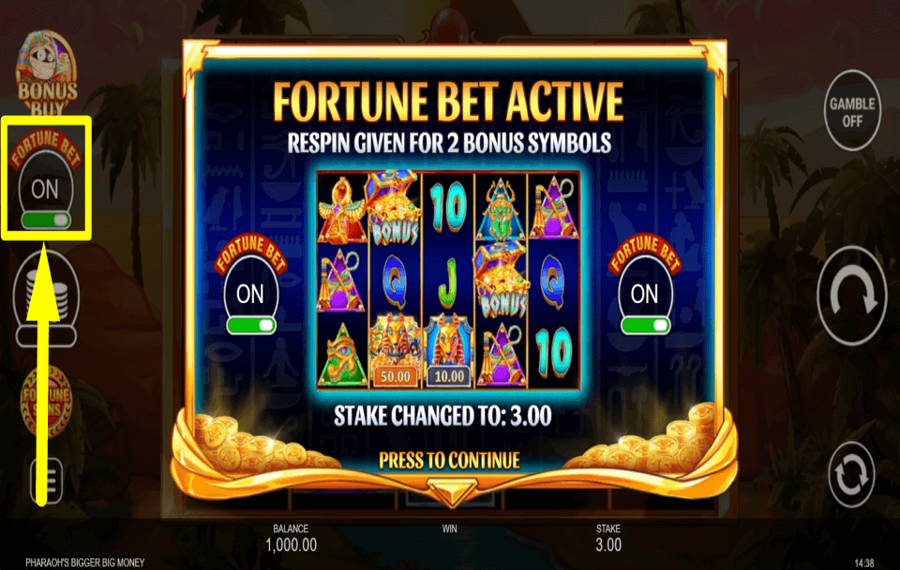 Pharaohs Bigger Big Money PROMETTRE DES PIÈCES SUPPLÉMENTAIRES.