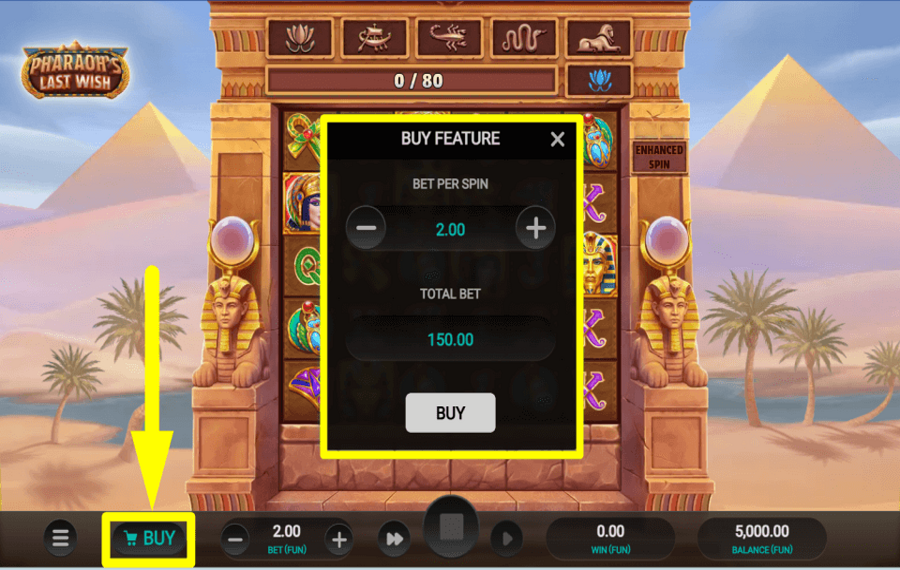 Pharaohs Last Wish SEIZE THE BONUS.