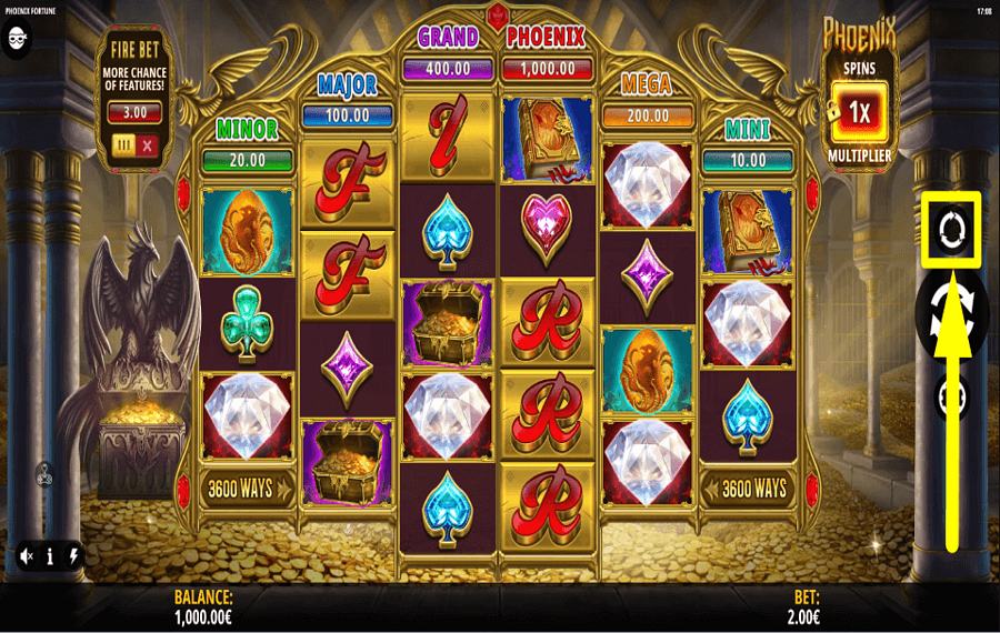 Phoenix Fortune ВРАЩЕНИЕ АВТОМАТИЧЕСКОЕ.