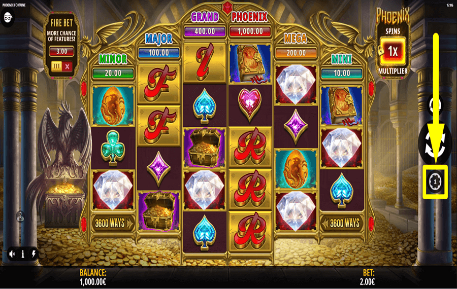 Phoenix Fortune УСТАНОВИТЕ СТАВКУ.