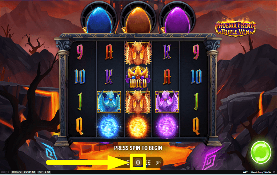 Phoenix Frenzy Triple Win FAI LA TUA SCOMMESSA.