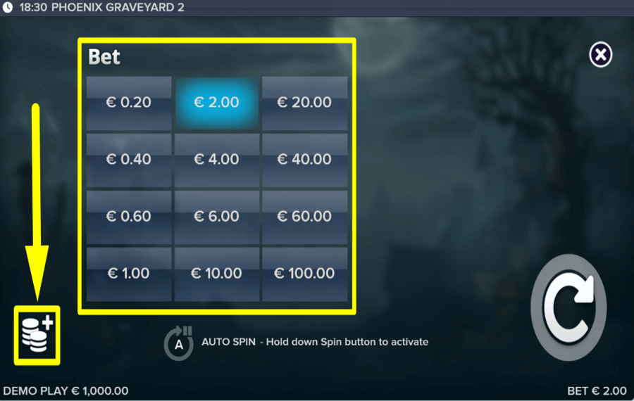 Phoenix Graveyard 2 УСТАНОВИТЕ СТАВКУ.