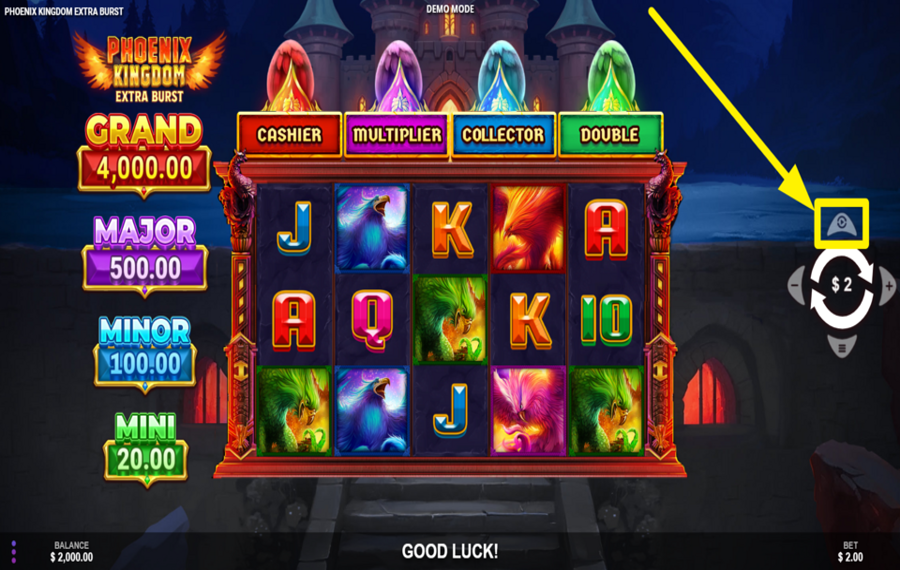 Phoenix Kingdom Extra Burst ACTIVAR JUEGO AUTOMÁTICO.